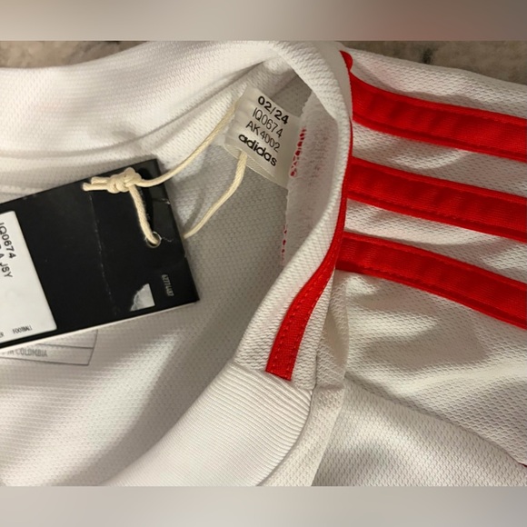 Adidas Authentic Chile National Team 2024 IQ0674 Away White Jersey Men’s Sz: S - Picture 5 of 7